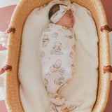 Copper Pearl: Knit Swaddle Blanket - Hunny