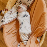 Copper Pearl: Knit Swaddle Blanket - Montana
