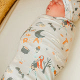 Copper Pearl: Knit Swaddle Blanket - Nightmare Before Christmas