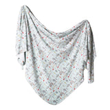 Copper Pearl: Knit Swaddle Blanket - Trout