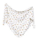 Copper Pearl: Knit Swaddle Blanket - Wilder