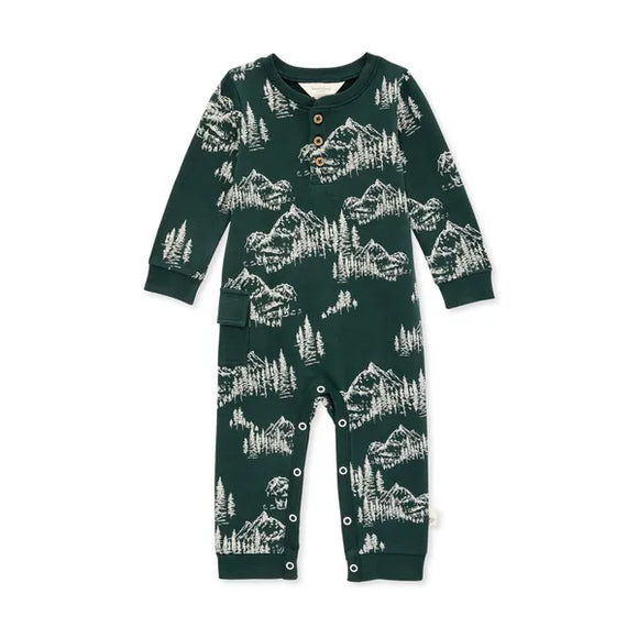 Burt's Bees Organic Baby French Terry Jumpsuit I Love The Mountains
