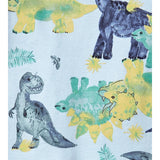 Burt's Bees Organic Two-Piece Pajamas Mega Dino Friends (Blue)