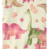 Burt's Bees Organic Two-Piece Pajamas Mega Dino Friends (Pink)