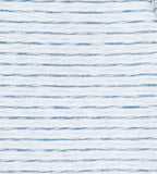 Burt's Bees Organic Baby Bodysuit Set Blue Slub Stripe