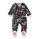 Burt's Bees Organic Baby One-Piece Sleep & Play XO Doodles