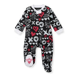 Burt's Bees Organic Baby One-Piece Sleep & Play XO Doodles