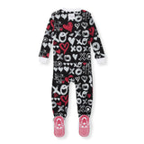 Burt's Bees Organic Baby One-Piece Sleeper XO Doodles