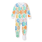 Burt's Bees Organic Baby One-Piece Sleeper Easter Friends