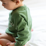 Burt's Bees Organic Baby & Toddler Sweatshirt Charmed Green