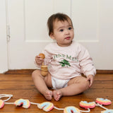 Burt's Bees Organic Baby & Toddler Sweatshirt Charmed Pink