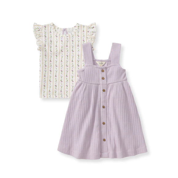 Burt's Bees Organic Farmhouse Floral Tee & Dress Set
