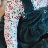 Burt's Bees Organic Baby & Toddler Tee and Dress Set Poinsettia Fair Isle