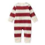 Burt's Bees Organic Baby Rugby Peace Stripe Jumpsuit