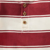 Burt's Bees Organic Baby Rugby Peace Stripe Jumpsuit