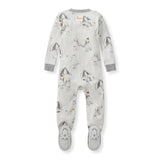 Burt's Bees Organic Baby One-Piece Sleeper Silly Seagulls