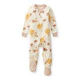 Burt's Bees Organic Baby One-Piece Sleeper Apple Season