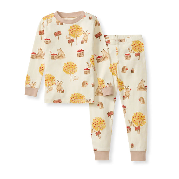 Burt's Bees Organic Two-Piece Pajamas Apple Season