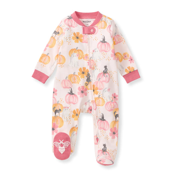 Burt's Bees Organic Baby One-Piece Sleep & Play Magical Pumpkins