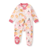 Burt's Bees Organic Baby One-Piece Sleep & Play Magical Pumpkins