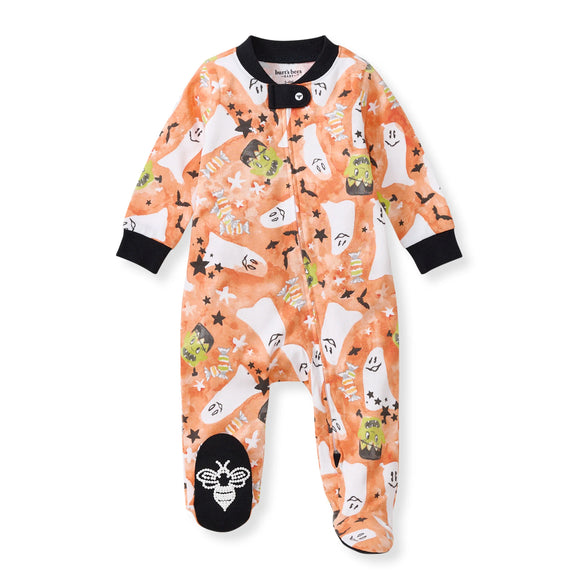Burt's Bees Organic Baby One-Piece Sleep & Play Starry Ghost