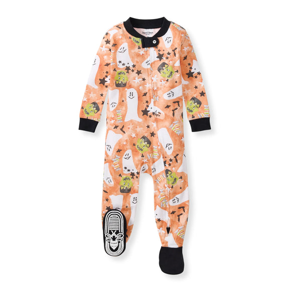 Burt's Bees Organic Baby One-Piece Sleeper Starry Ghost