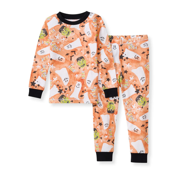 Burt's Bees Organic Two-Piece Pajamas Starry Ghost
