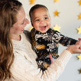 Burt's Bees Organic Baby One-Piece Sleeper Happy New Year