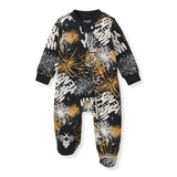Burt's Bees Organic Baby One-Piece Sleeper Happy New Year