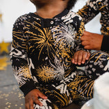 Burt's Bees Organic Baby One-Piece Sleeper Happy New Year