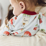 Burt's Bees Organic Baby One-Piece Sleeper Santa in the Sky