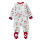 Burt's Bees Organic Baby One-Piece Sleeper Santa in the Sky
