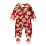 Burt's Bees Organic Baby One-Piece Sleeper Gingerbread Bake