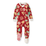 Burt's Bees Organic Baby One-Piece Sleeper Gingerbread Bake