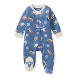 Burt's Bees Organic Baby One-Piece Sleeper Meet Me on the Mountain