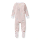 Burt's Bees Organic Baby One-Piece Sleeper Ice Skates