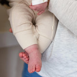 Burt's Bees Organic Cat Tail Bodysuit & Jumpsuit Baby Set