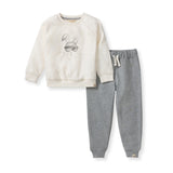 Burt's Bees Organic Baby & Toddler Sweatshirt & Pants Set Hip Hop Bunny