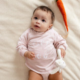 Burt's Bees Organic Baby & Toddler Sweatshirt Hoppy Pink