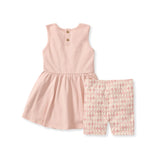 Burt's Bees Organic Diamond Tile Tunic & Shorts Set