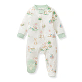 Burt's Bees Organic Baby One-Piece Sleeper Bunny Egg Hunt