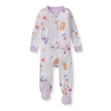 Burt's Bees Organic Baby One-Piece Sleeper Wings a Flutter