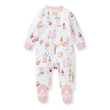 Burt's Bees Organic Baby One-Piece Sleeper Fairytale Castle