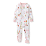 Burt's Bees Organic Baby One-Piece Sleeper Fairytale Castle