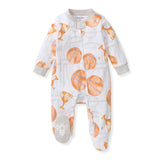 Burt's Bees Organic Baby One-Piece Sleeper Basketball Court
