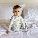 Burt's Bees Organic Baby One-Piece Sleeper Soccer Goal