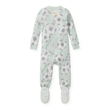 Burt's Bees Organic Baby One-Piece Sleeper Soccer Goal
