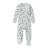 Burt's Bees Organic Baby One-Piece Sleeper Soccer Goal