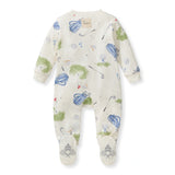 Burt's Bees Organic Baby One-Piece Sleeper Little Golfer