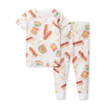 Burt's Bees Organic Two-Piece Pajamas Hot Dogs & Hamburgers